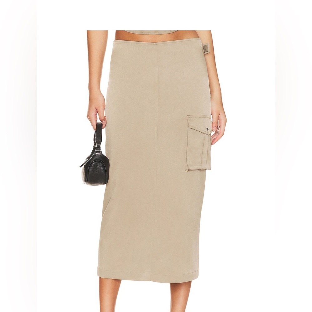 Miaou midi skirt in sage